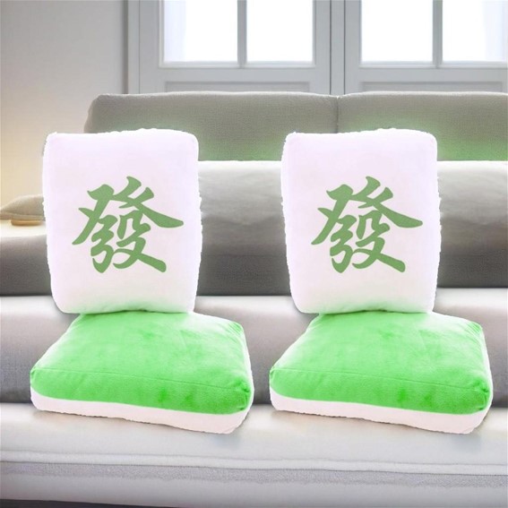 Mahjong Plush Cushion